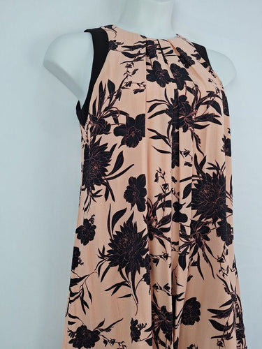 Second-Hand - Cue Elegant Floral Design Shift Dress Size 10 - SwapUp