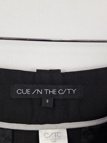 Second-Hand - Cue Smart Black Office Pants Size 6 - SwapUp