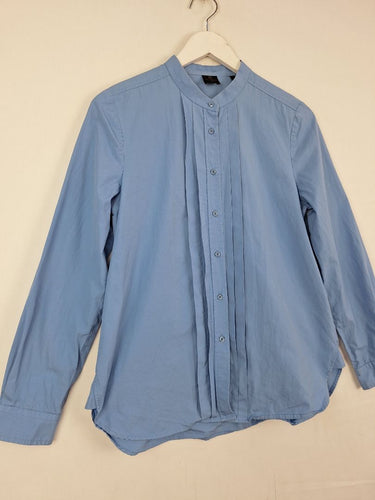 Second-Hand - David Lawrence Sky Blue Elevated Office Shirt Size 10 - SwapUp