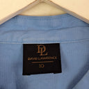 Second-Hand - David Lawrence Sky Blue Elevated Office Shirt Size 10 - SwapUp
