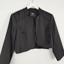 Second-Hand - Anthea Crawford Satin 3/4 Sleeve Dress Jacket Size M - SwapUp