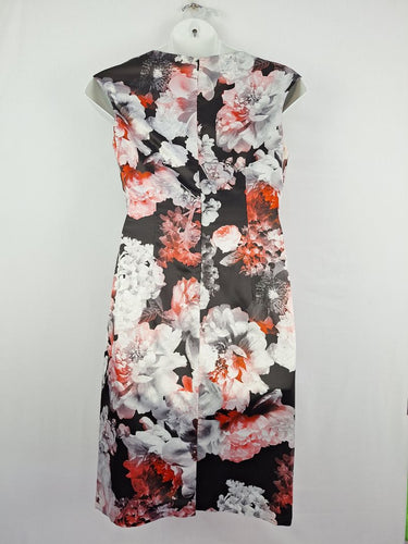 Second-Hand - Anthea Crawford Mystic Side Pleat Midi Dress Size 14 - SwapUp