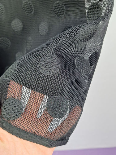 Second-Hand - Review Mesh Skirt Polka Dot Dress Size 12 - SwapUp