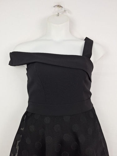 Second-Hand - Review Mesh Skirt Polka Dot Dress Size 12 - SwapUp