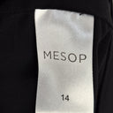 Second-Hand - Mesop Pleated Puff Sleeve Black Mini Dress Size 14 - SwapUp