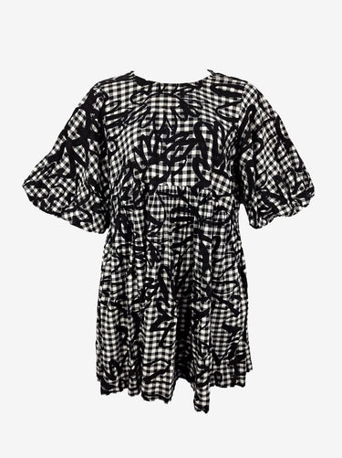 Gorman Dark Gingham Flower Doodle Dress Size 12
