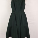 Second-Hand - Princess Highway Forest Green Skater Dress Size 8 - SwapUp