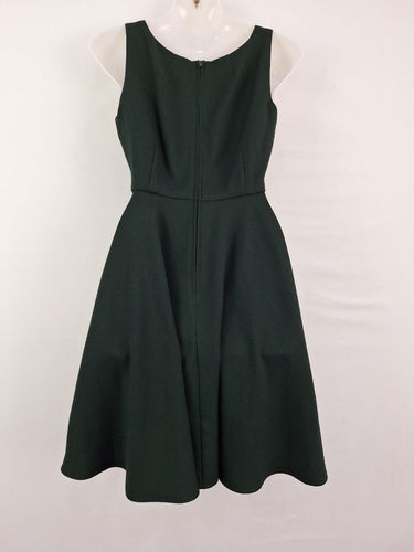 Second-Hand - Princess Highway Forest Green Skater Dress Size 8 - SwapUp