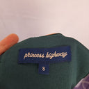 Second-Hand - Princess Highway Forest Green Skater Dress Size 8 - SwapUp