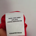 Second-Hand - Country Road Raspberry Silk Blend Mini Dress Size 8 - SwapUp