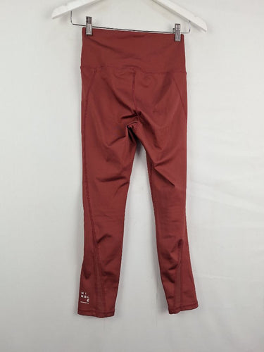 Second-Hand - Nimble Faded Rose Mesh Panel Leggings Size 8 - SwapUp