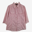 Second-Hand - Liz Jordan Candy Stripe Button Up Shirt Size 14 - SwapUp