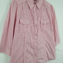 Second-Hand - Liz Jordan Candy Stripe Button Up Shirt Size 14 - SwapUp