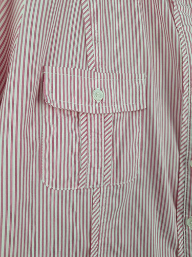 Second-Hand - Liz Jordan Candy Stripe Button Up Shirt Size 14 - SwapUp