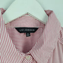 Second-Hand - Liz Jordan Candy Stripe Button Up Shirt Size 14 - SwapUp