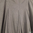 Second-Hand - Liz Jordan Embroidered Linen Blend Midi Skirt Size XL - SwapUp