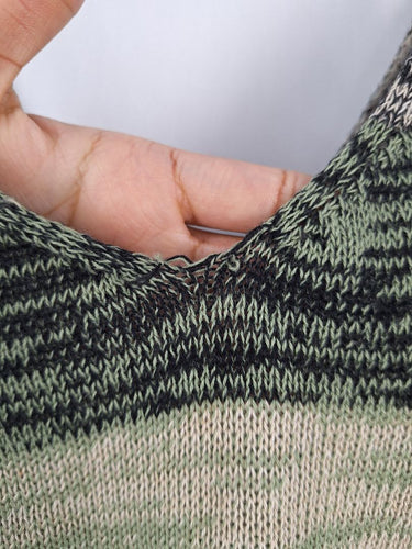 Second-Hand - All That Remains Green Knit High Hip Bodysuit Size 8 - SwapUp