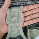 Second-Hand - All That Remains Green Knit High Hip Bodysuit Size 8 - SwapUp