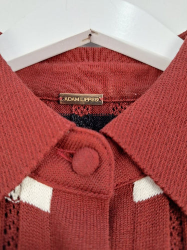 Second-Hand - Adam Lippes Stripe Ribbed Knit Top Size S - SwapUp