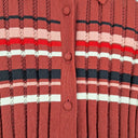 Second-Hand - Adam Lippes Stripe Ribbed Knit Top Size S - SwapUp