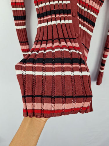 Second-Hand - Adam Lippes Stripe Ribbed Knit Top Size S - SwapUp