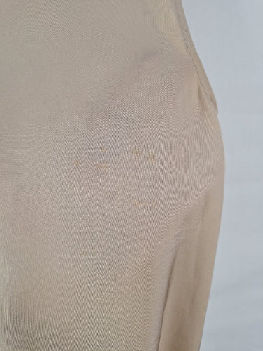 Second-Hand - Theory Silk Beige Tie Blouse Size XS - SwapUp