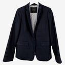 Second-Hand - J.Crew Navy Classic Linen Blazer Size 6 - SwapUp