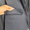 Second-Hand - J.Crew Navy Classic Linen Blazer Size 6 - SwapUp