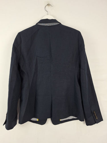 Second-Hand - J.Crew Navy Classic Linen Blazer Size 6 - SwapUp