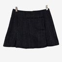 Second-Hand - Victoria Beckham Dark Denim Pleat Mini Skirt Size 10 - SwapUp