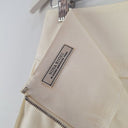 Second-Hand - Nina Ricci Cream Panelled Mini Skirt Size 10 - SwapUp