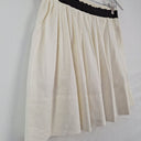 Second-Hand - Theory Sweet Linen Blend Pleat Mini Skirt Size S - SwapUp