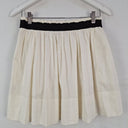 Second-Hand - Theory Sweet Linen Blend Pleat Mini Skirt Size S - SwapUp