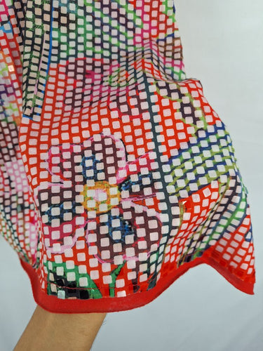 Second-Hand - Desigual Abstract Funky Y2K Top Size XS - SwapUp