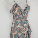 Second-Hand - Review Soft Frilled Floral Midi Dress Size 6 - SwapUp
