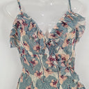 Second-Hand - Review Soft Frilled Floral Midi Dress Size 6 - SwapUp