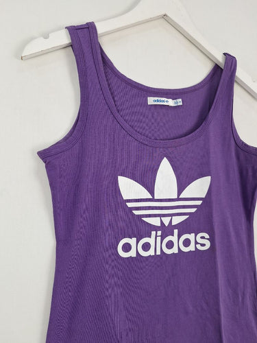 Second-Hand - Adidas Essential Logo Activewear Top Size 8 - SwapUp