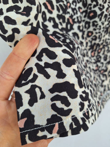 Second-Hand - Assorted Brands Funky Animal Print Cropped Top Size 8 - SwapUp
