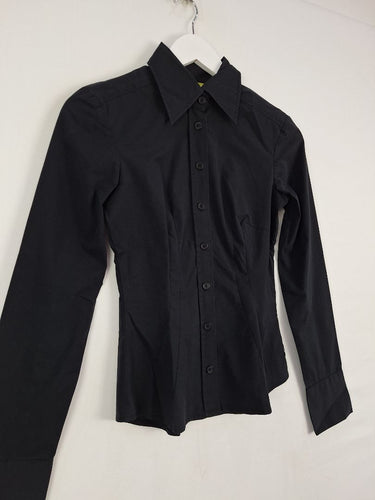 Second-Hand - Cue Stretch Tailored Office Staple Shirt Size 6 - SwapUp