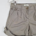 Second-Hand - Country Road Taupe Side Tab Summer Shorts Size 6 - SwapUp