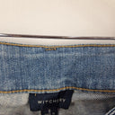 Second-Hand - Witchery Cuffed Washed Denim Shorts Size 8 - SwapUp
