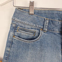 Second-Hand - Witchery Cuffed Washed Denim Shorts Size 8 - SwapUp