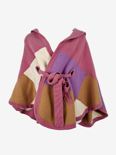 Country Road Pure Wool Spring Pallet Poncho Coat Size OSFA