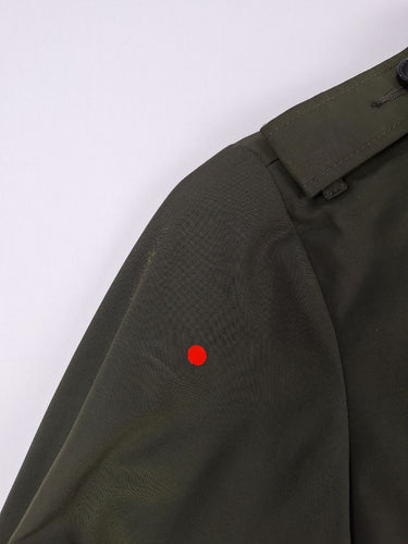 Second-Hand - studio.w Forest Green Single Breasted Trench Coat Size 6 - SwapUp