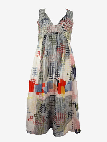 Emporio Armani Summer Days Breezy Midi Dress Size M