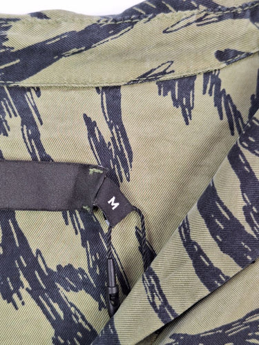 Second-Hand - Bimba Y Lola Army Green Butterfly Wing Longline Shirt Size M - SwapUp
