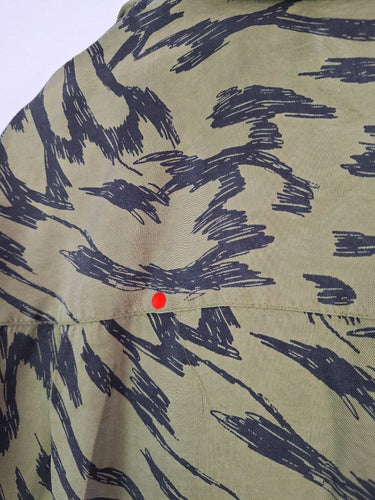 Second-Hand - Bimba Y Lola Army Green Butterfly Wing Longline Shirt Size M - SwapUp
