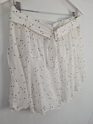 Second-Hand - Witchery Flirty Black Confetti Skirt Size 12 - SwapUp