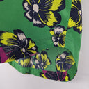 Second-Hand - J.Crew Forest Green Floral Summer Top Size 6 - SwapUp