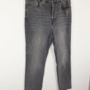 Second-Hand - Good American Black Wash Tapered Jeans Size L - SwapUp